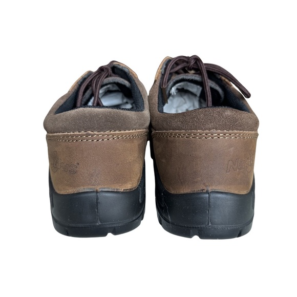 Nautilus N1826 Composite Toe Work Shoes 9 Wide Brown Leather Slip Resistant - Picture 3 of 10